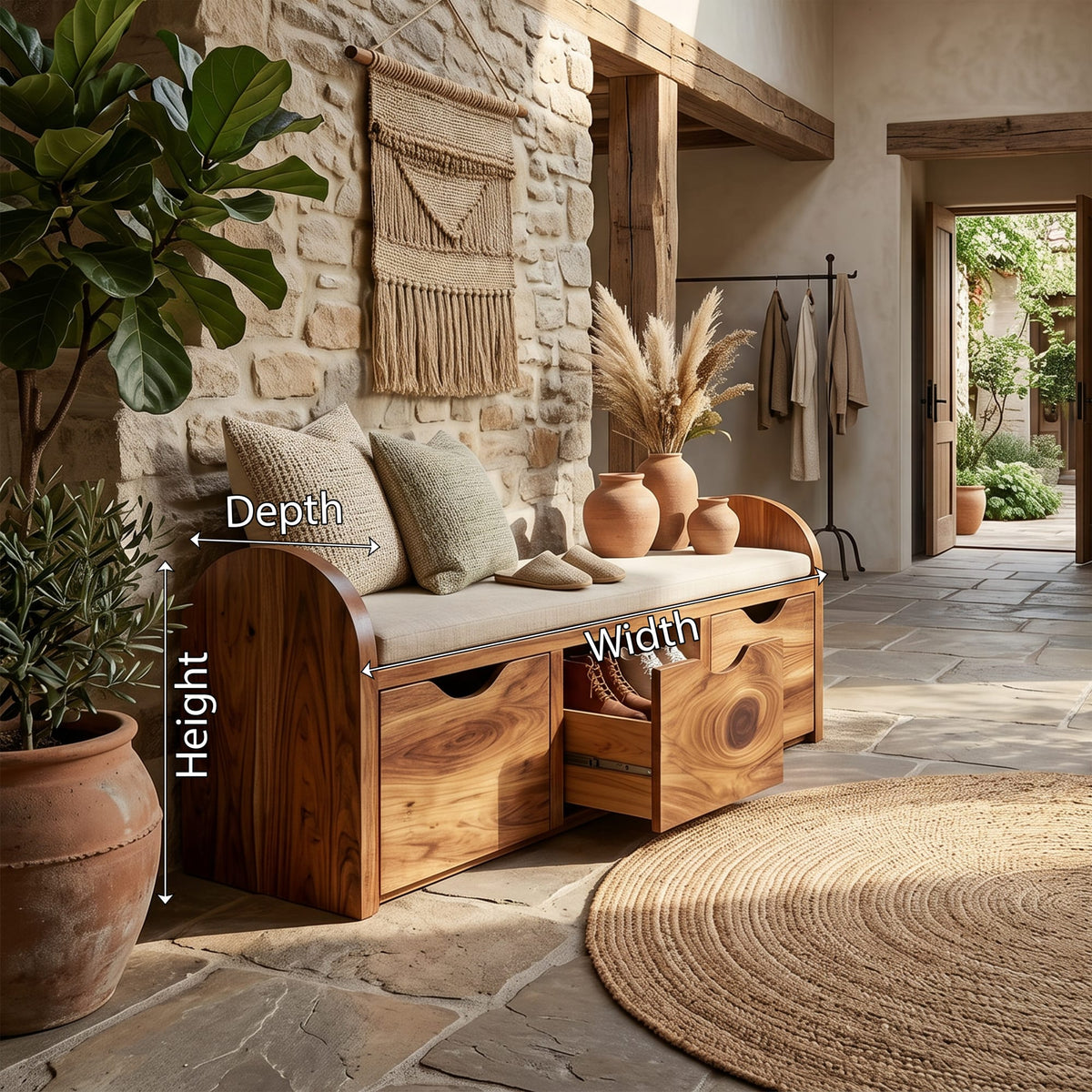 Storage Cupboard Wall Shelf