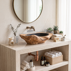 Sink, solid wood, built to order, view 8