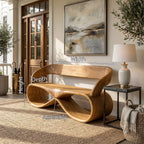 Solid Bench Designer Interior, solid wood, built to order