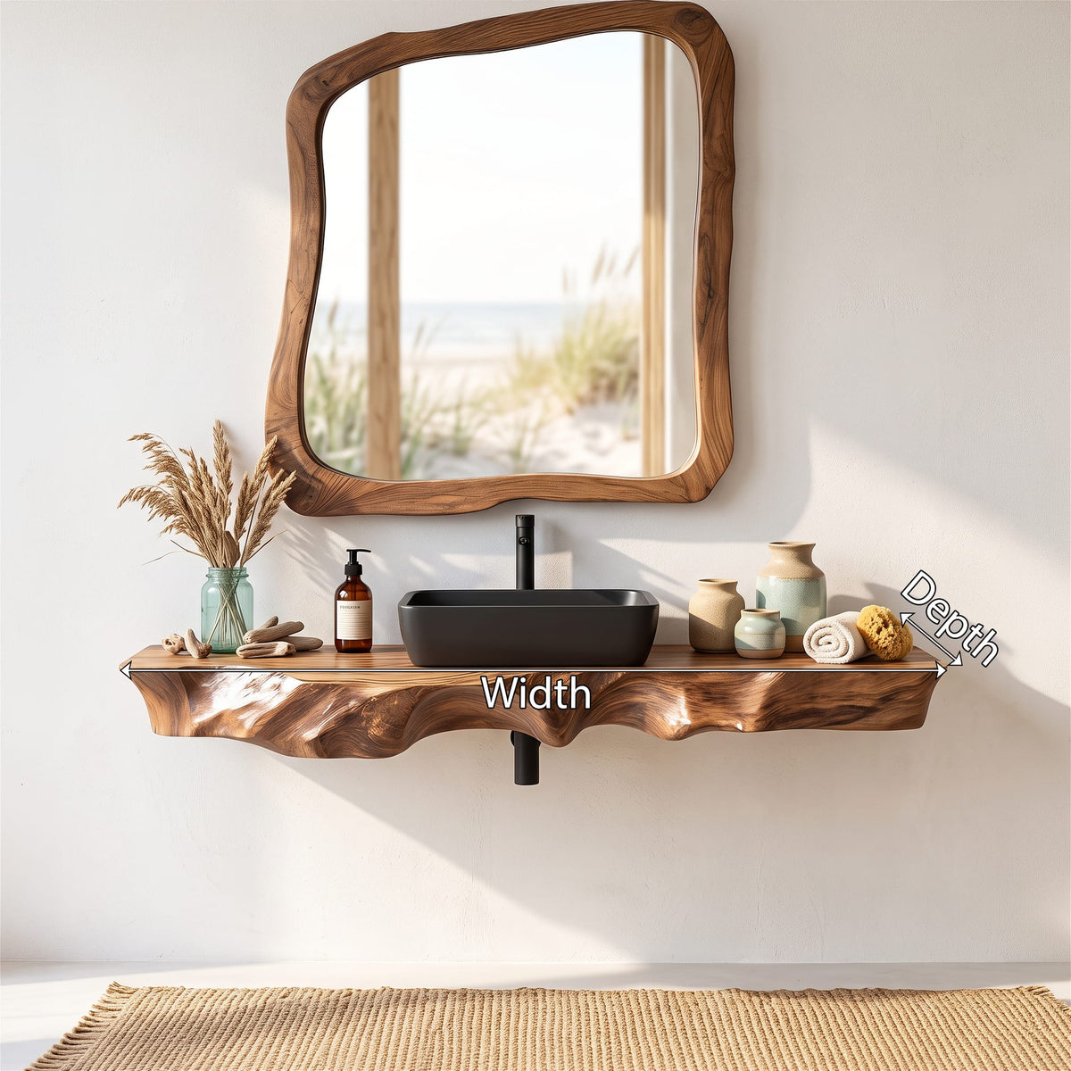 Solid Washbasin Vanity