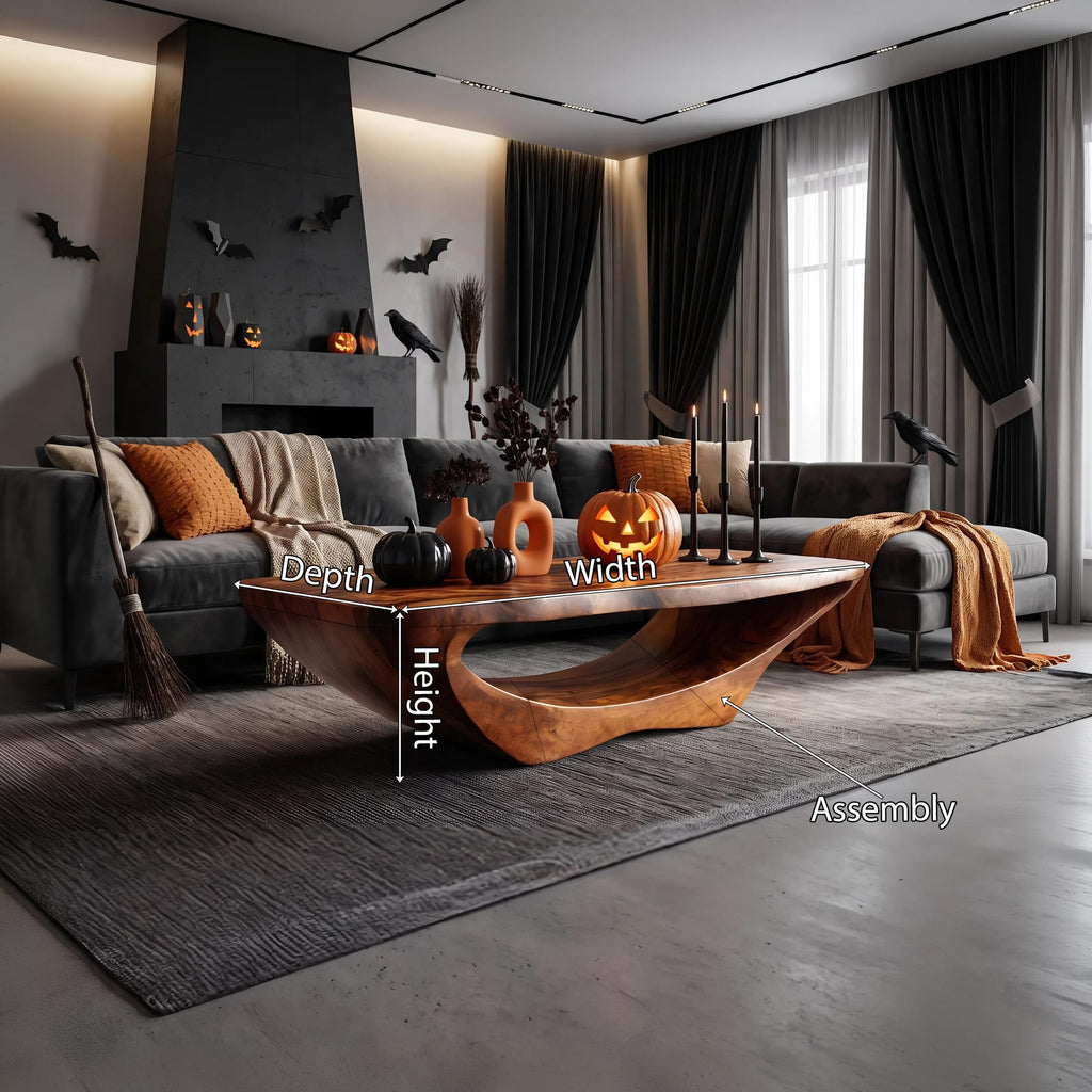 Live Edge Spooky Coffee Table