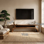 Curved Low TV Cabinet