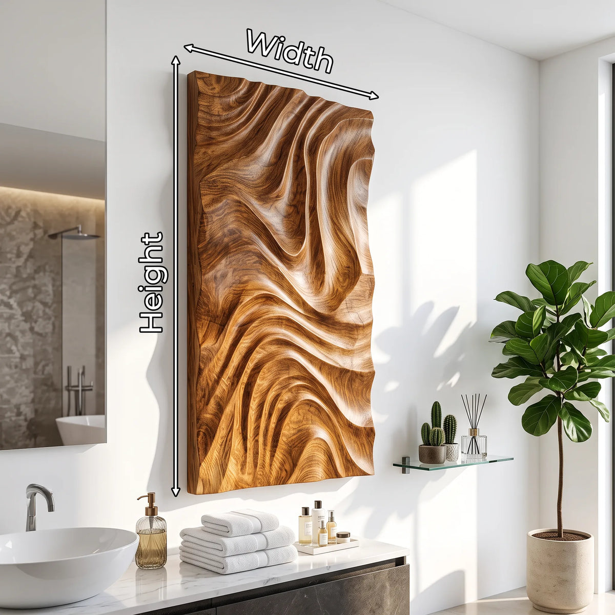 Minimalist Wall Art, solid wood, built to order