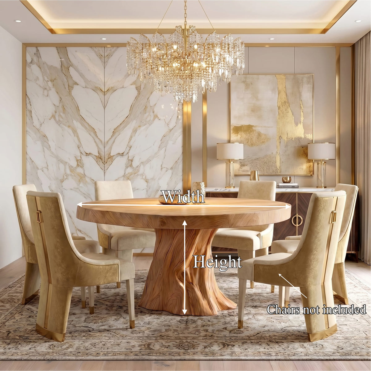 Modern Sculptural Kitchen Dining Table