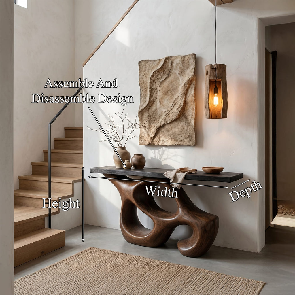 Abstract Hollow Console Table