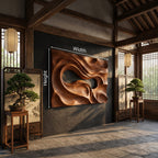 Mid Century Textured Wall Art