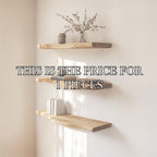 Sculptural Mount Floating Shelf