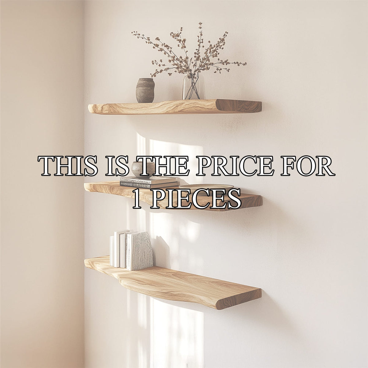 Sculptural Mount Floating Shelf