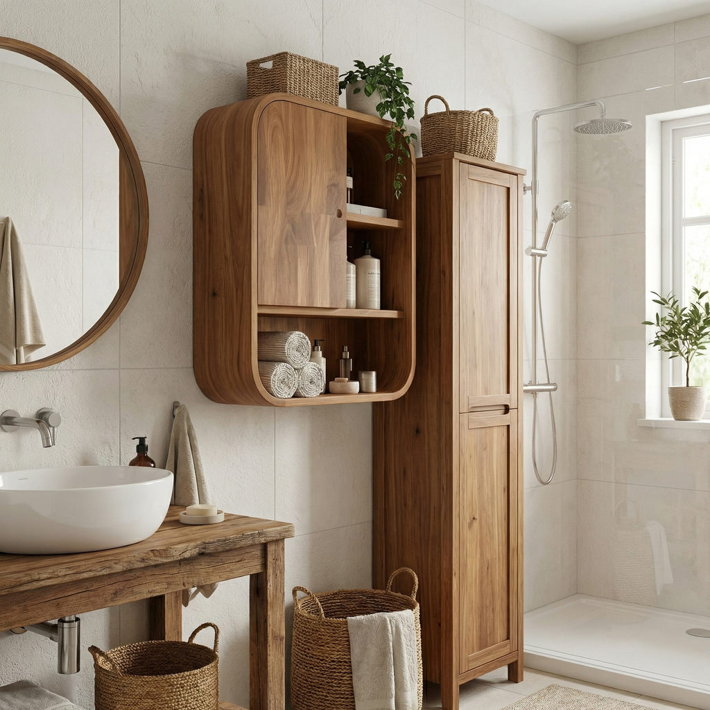 Organic Solid Bath Shelf