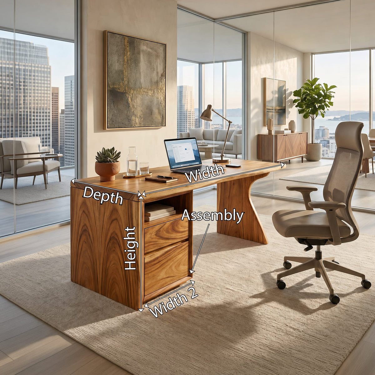 Contemporary Storage Desk
