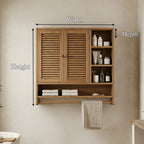 Solid Storage Cupboard Bath Shelf