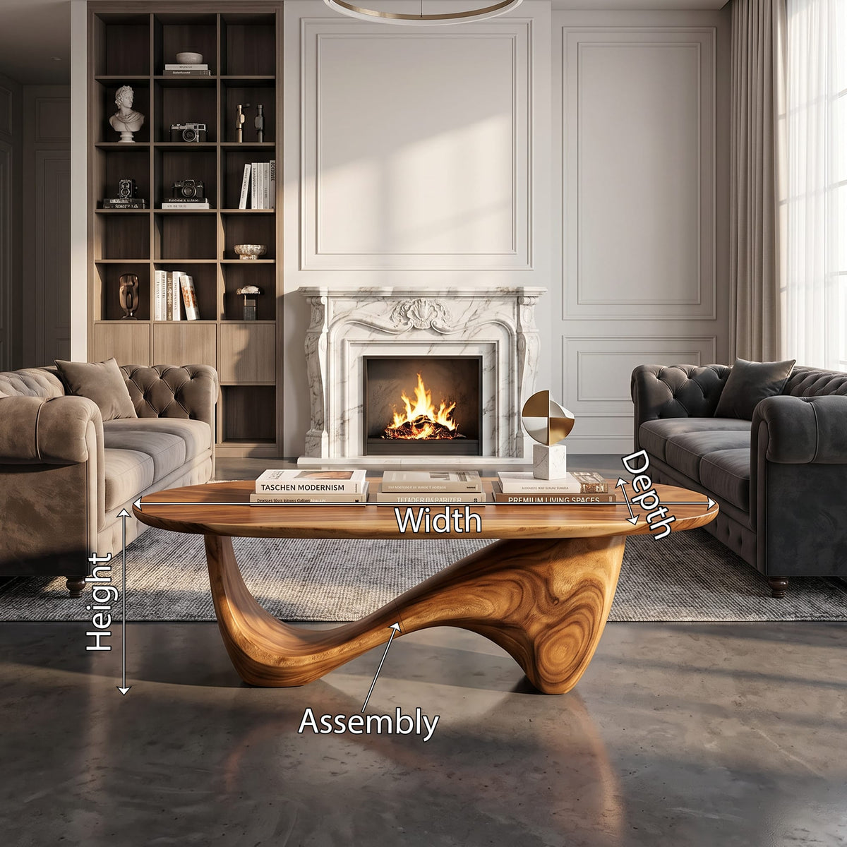 Solid Setup Side Table