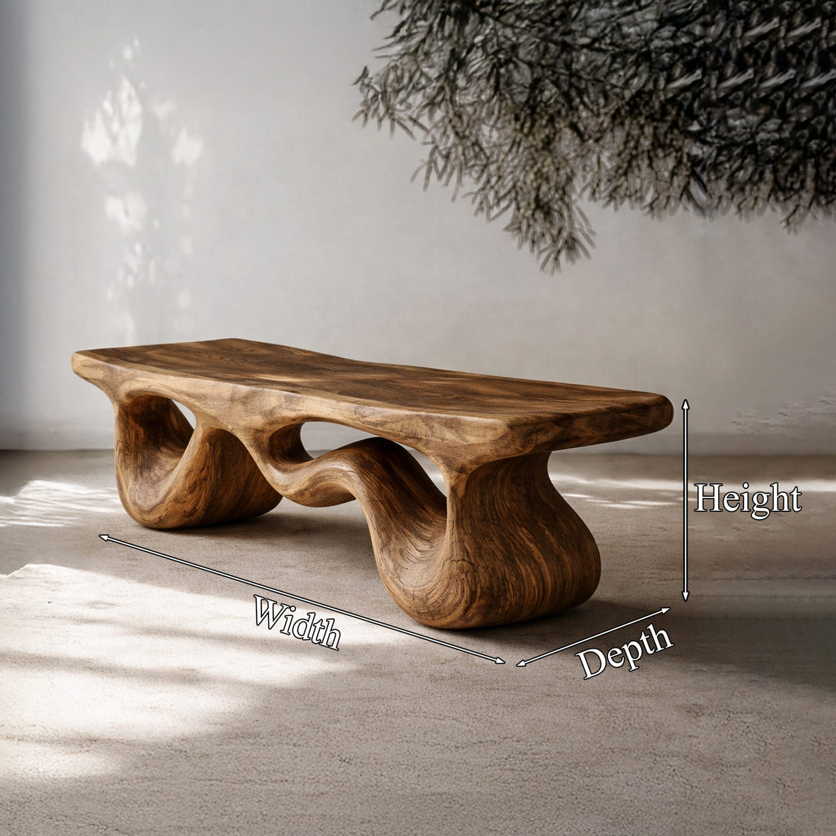 Loop Curved Bench