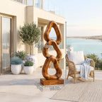 Abstract Wooden Sculpture, solid wood, built to order, view 8