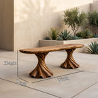 Twisted Modern Bench