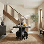 Sculptural Round Side Table
