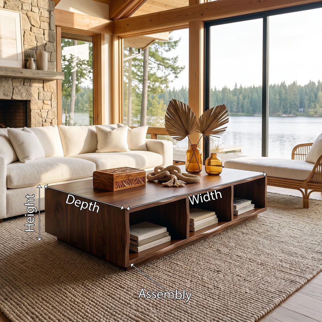 Live Edge Lake Coffee Table