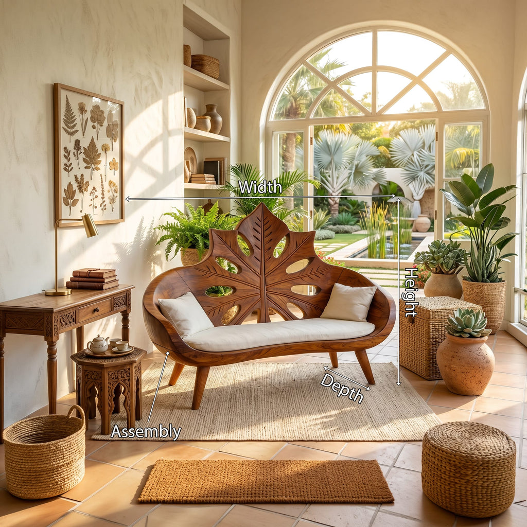 Contemporary Solid Bench