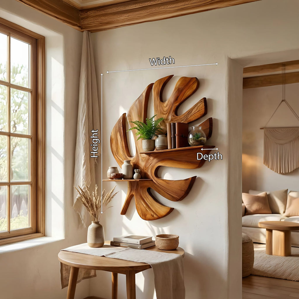 Mid-century Floating Mid Century Wall Shelf