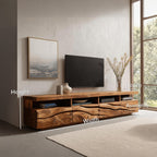 Handcrafted Media Cabinet Console, solid wood, built to order