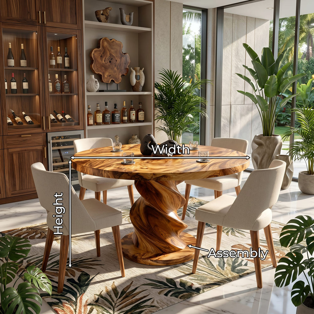 Sculptural Bistro Side Table