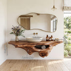 Farmhouse Bathroom Vanity for Renovation, solid wood, built to order