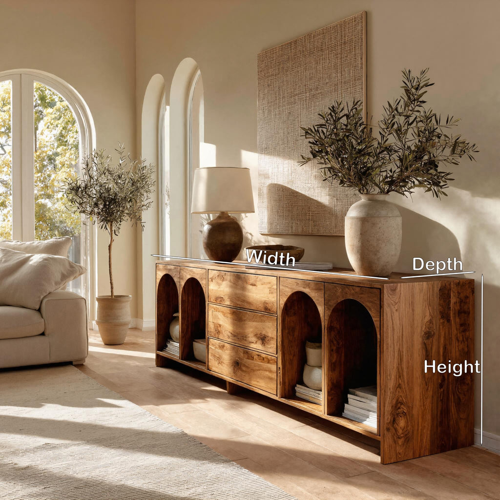Arched Modern Sideboard