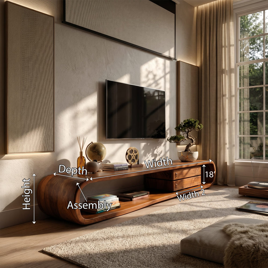 Monkeypod Solid TV Cabinet