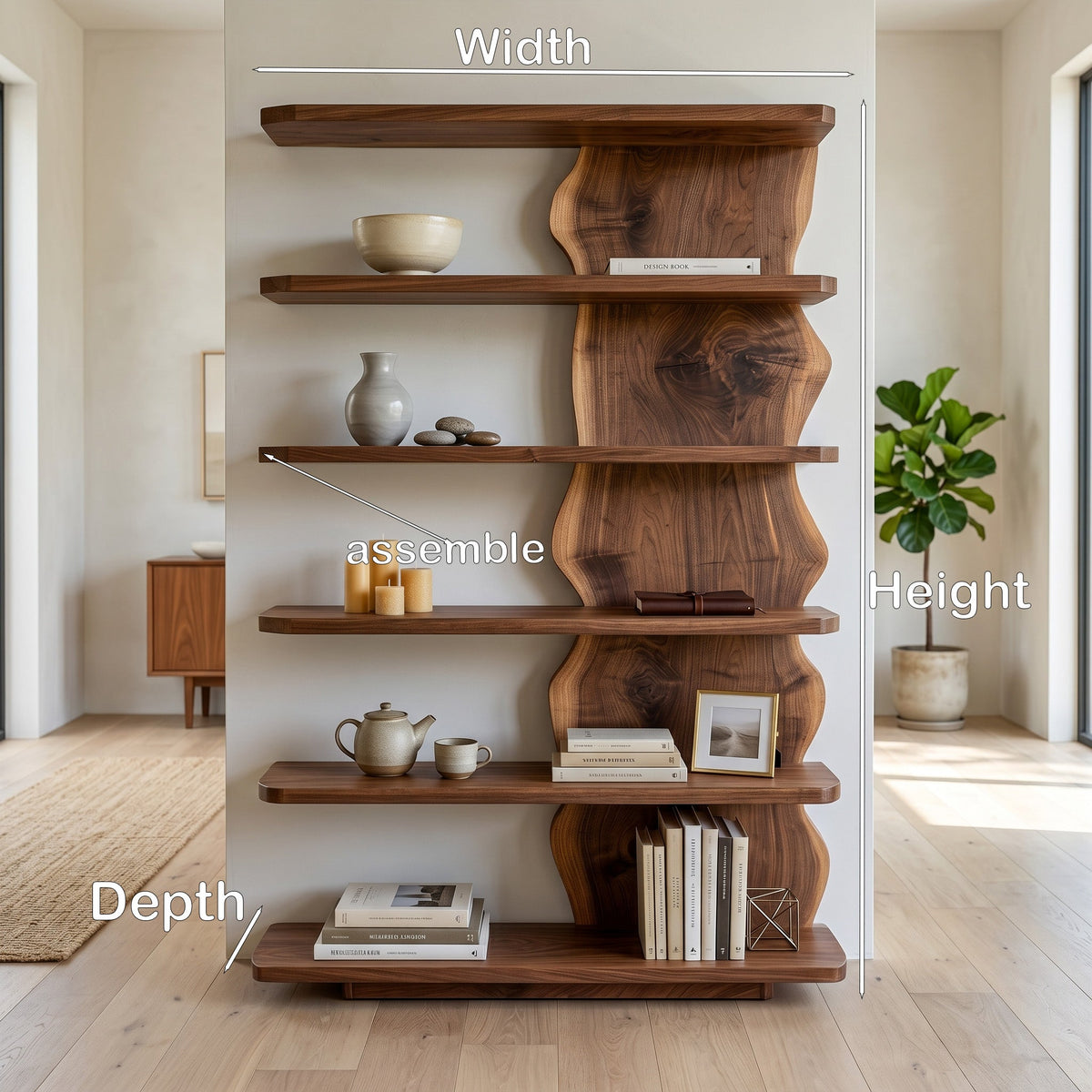 Scandinavian Shelf Bookshelf