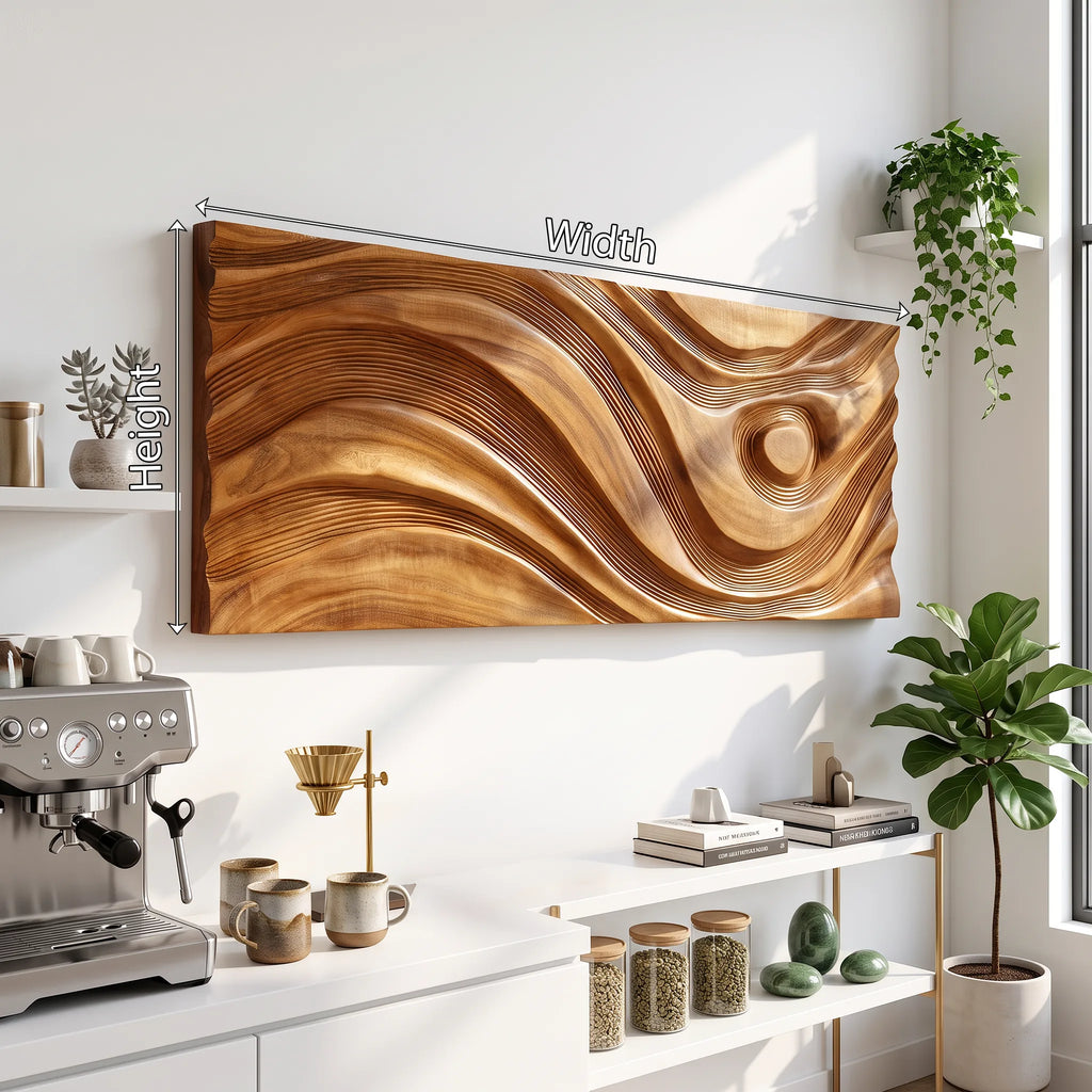 Mid Century Modern Wall Art, solid wood, built to order