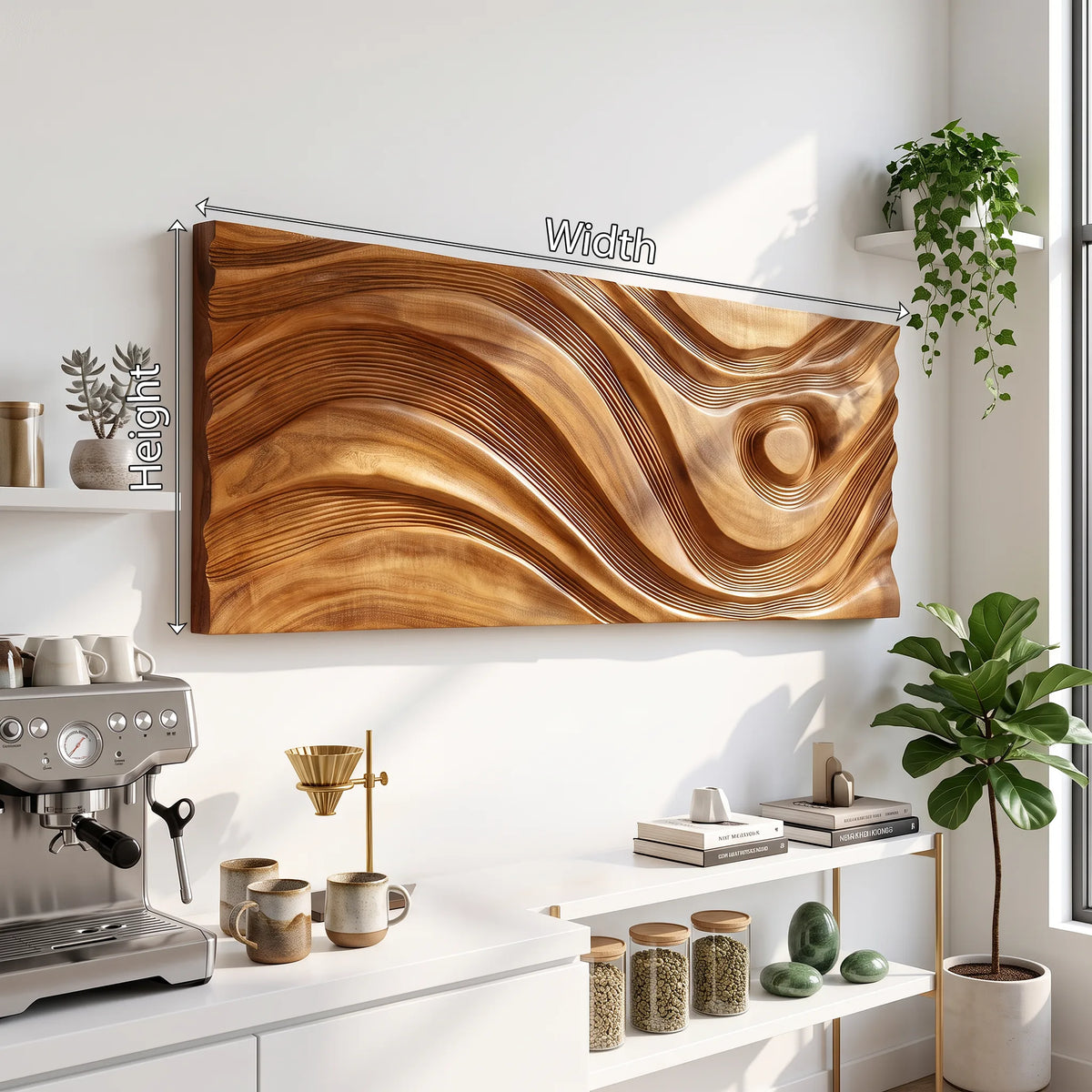 Mid Century Modern Wall Art, solid wood, built to order