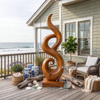 Abstract Wooden Sculpture, solid wood, built to order, view 8