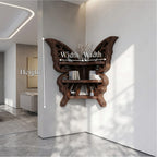 Sculptural Butterfly Floating Shelf