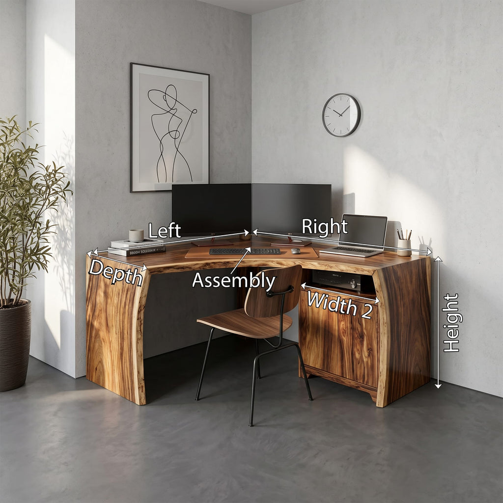 Storage L-shaped Desk