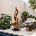 Farmhouse Twisted Sculpture, solid wood, built to order, view 8