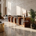 Arched Modern Record Stand