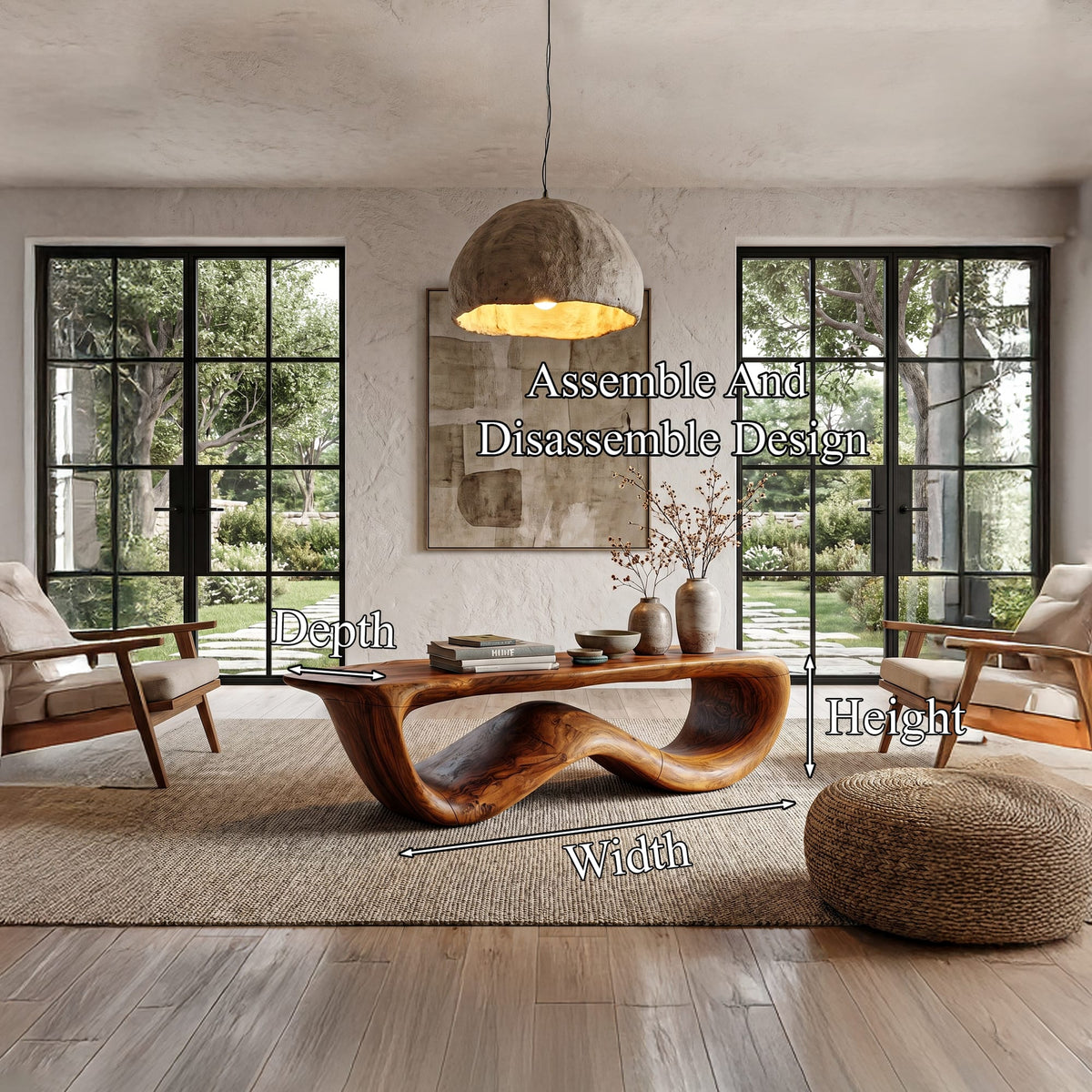 Contemporary Silhouette Coffee Table