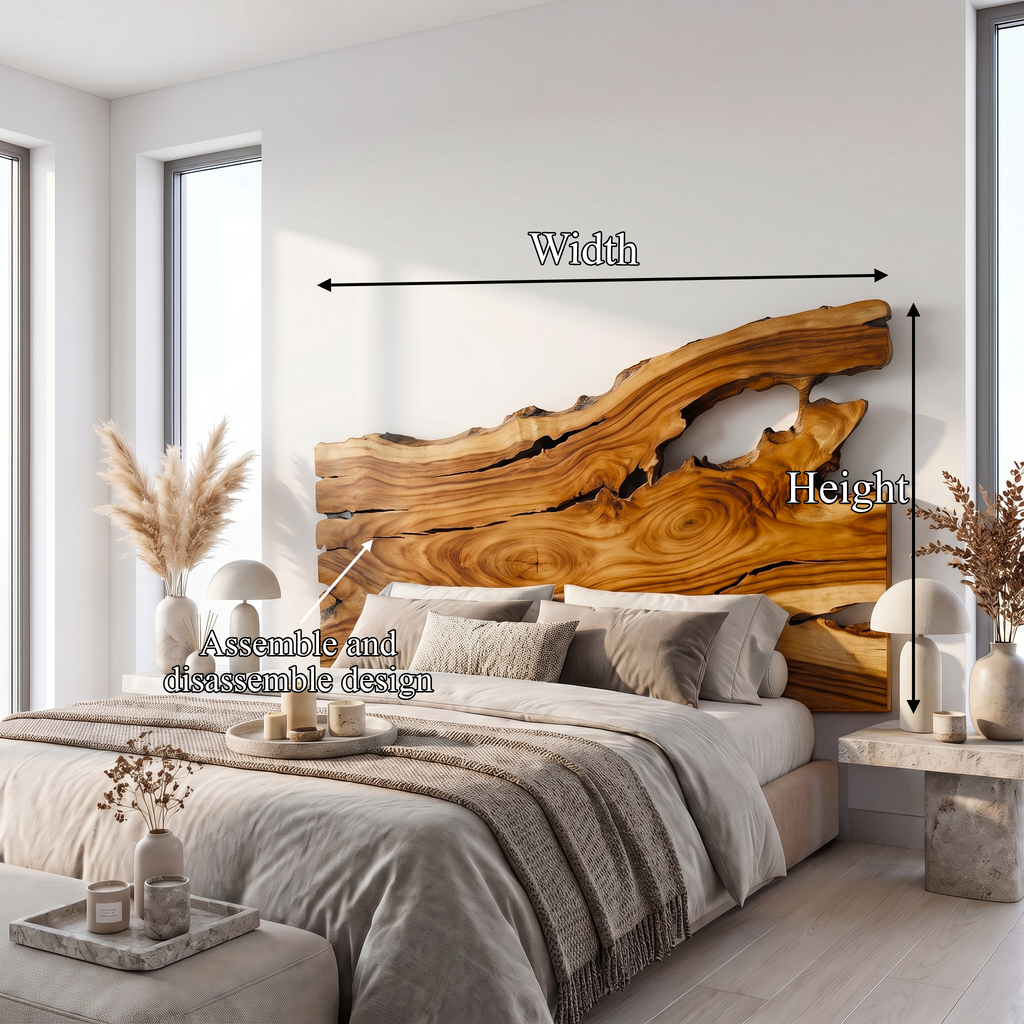 Organic Driftwood Headboard Wooden Bed Headboard, solid wood, built to order, view 8