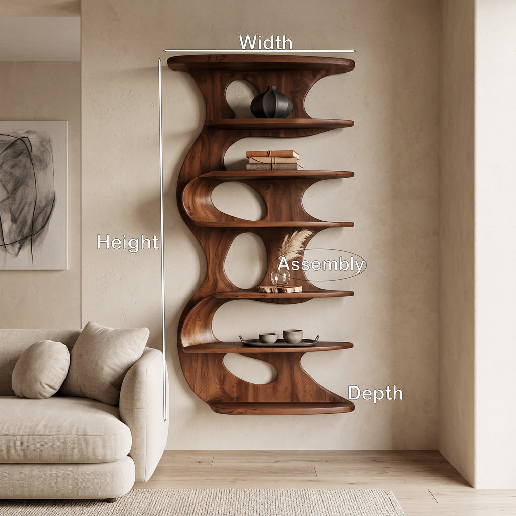 Floating Organizer Bookshelf