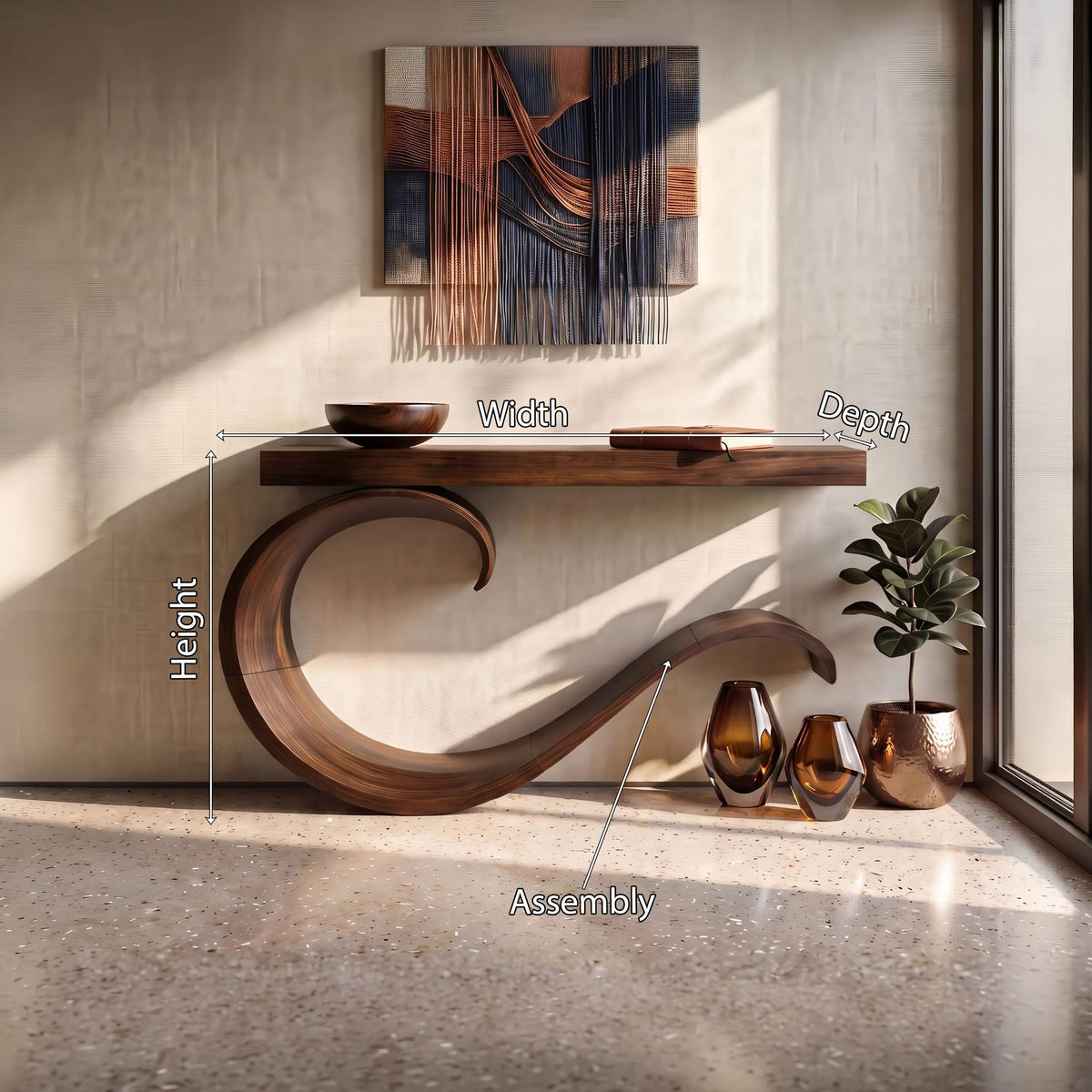 Live Edge High-end Console Table