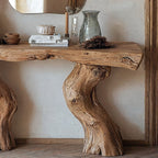 Reclaimed Wood Entry Console Table, solid wood, built to order