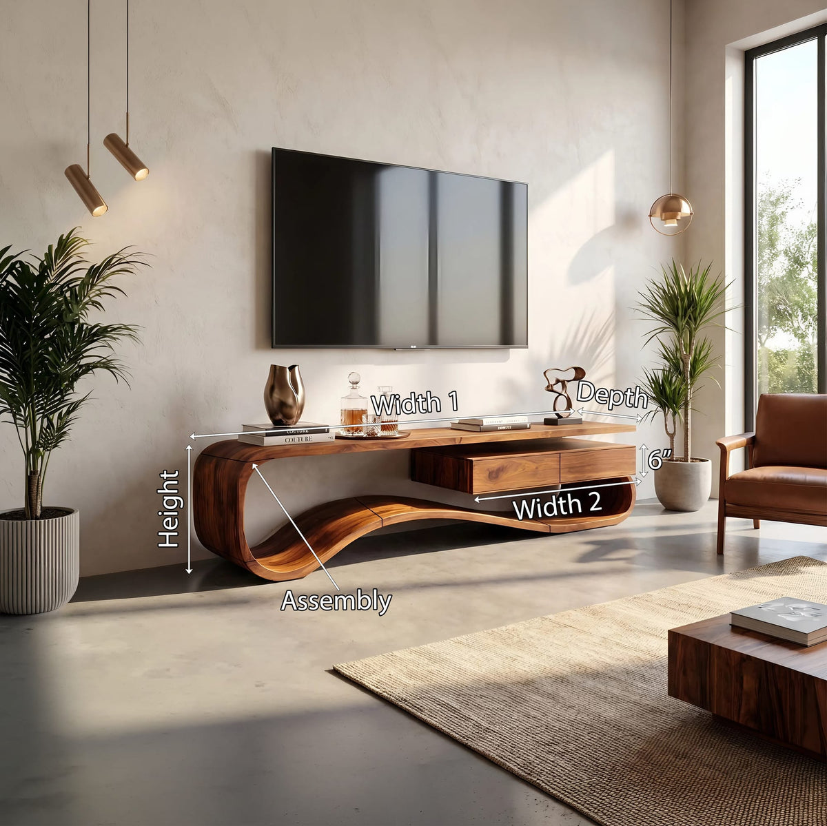 Organic Entertainment TV Cabinet