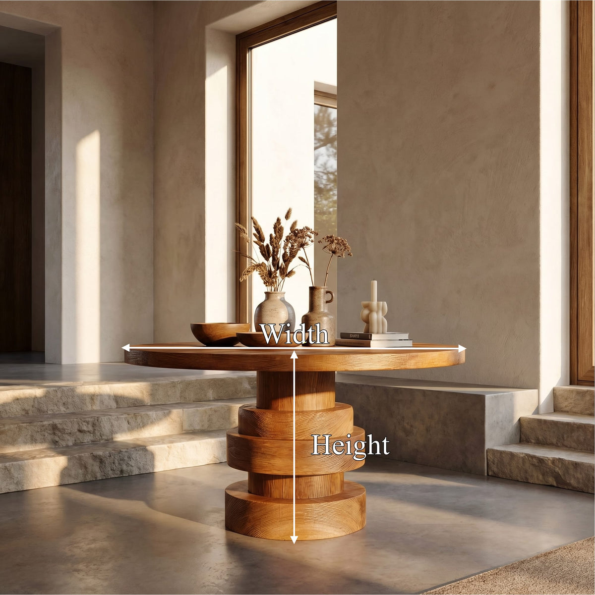 Modern Stacked Console Table