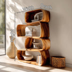 Abstract Geometric Bookshelf