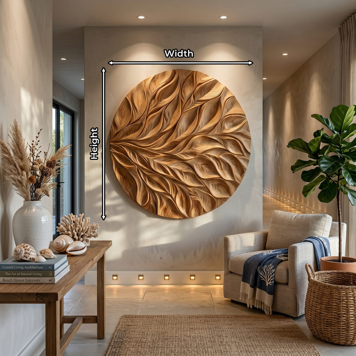 Coastal Flowing Wall Art