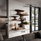Minimalist Floating Shelf Design, solid wood, built to order, view 8