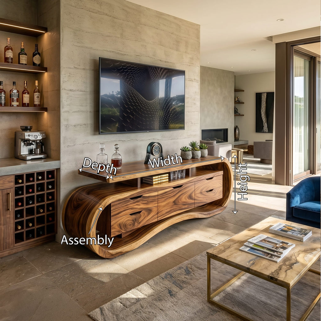 Mediterranean Low TV Cabinet