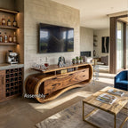 Mediterranean Low TV Cabinet
