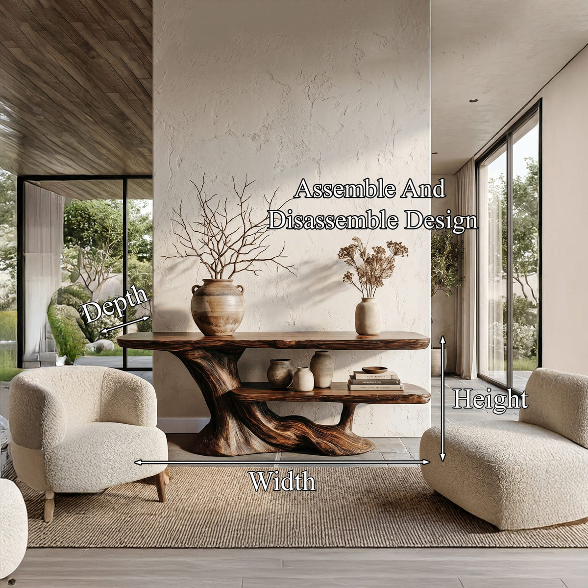 Tree Root Console Table