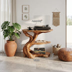 Handcrafted Media Stand Custom Living Room, solid wood, built to order